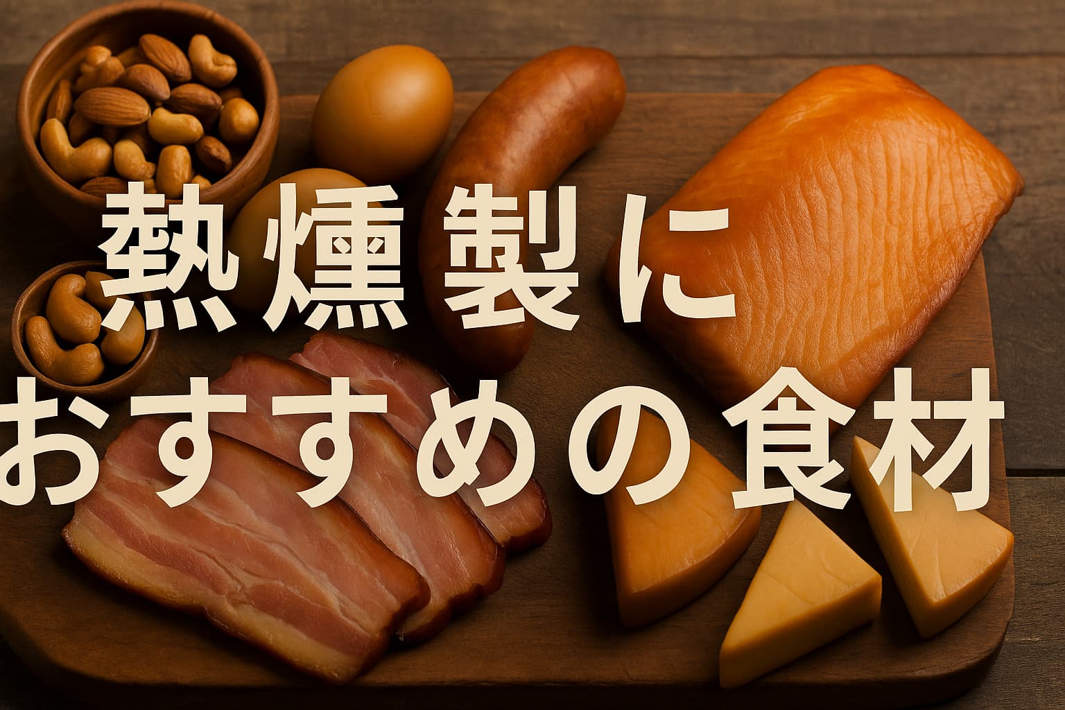 熱燻製で香り立つ、至福の一品。初心者にもおすすめの食材10選 | 燻す日々