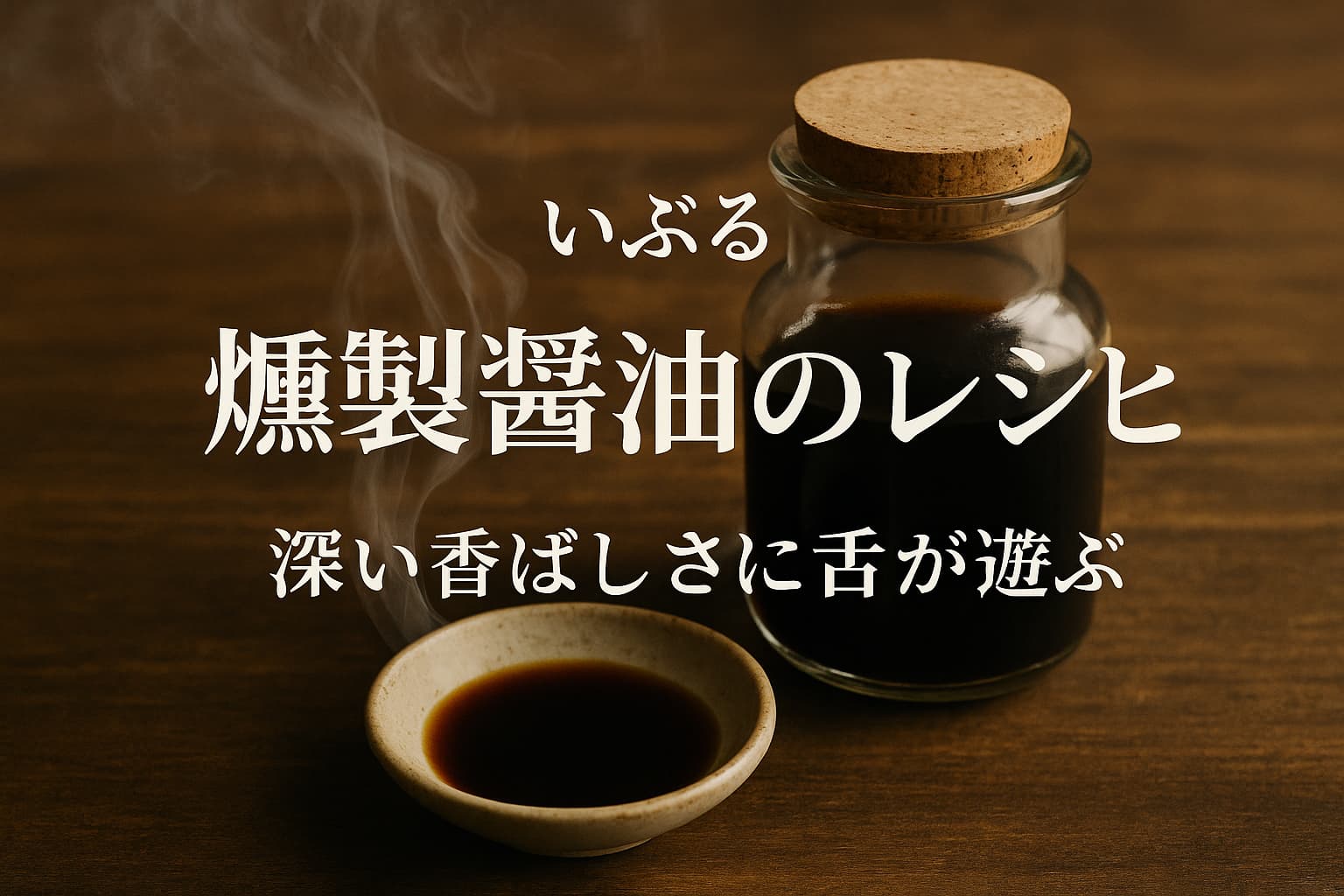 家庭でできるいぶる燻製醤油|和食が変わる、魔法の香りレシピ | 燻す日々