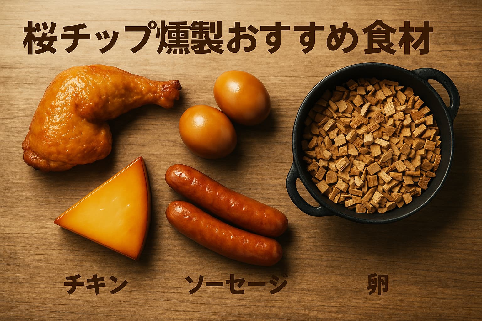 桜チップで香りを纏う──燻製に合う食材と、その“余韻”の正体 | 燻す日々