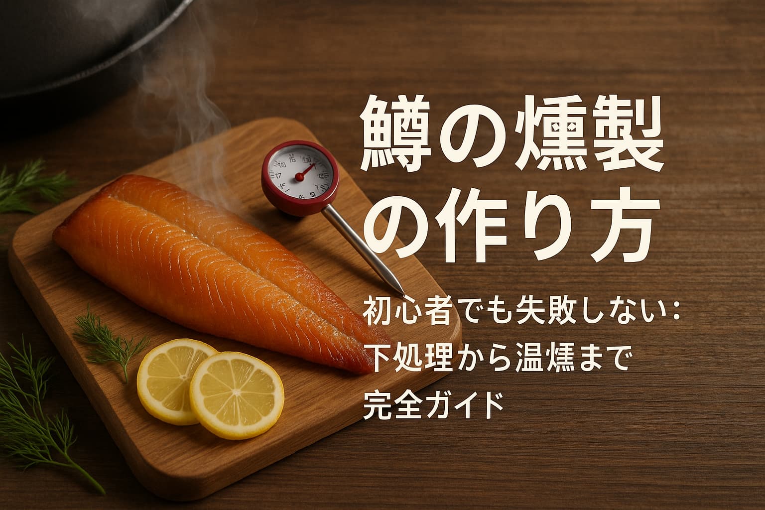 初心者でも失敗しない鱒燻製の作り方:下処理から温燻まで完全ガイド | 燻す日々