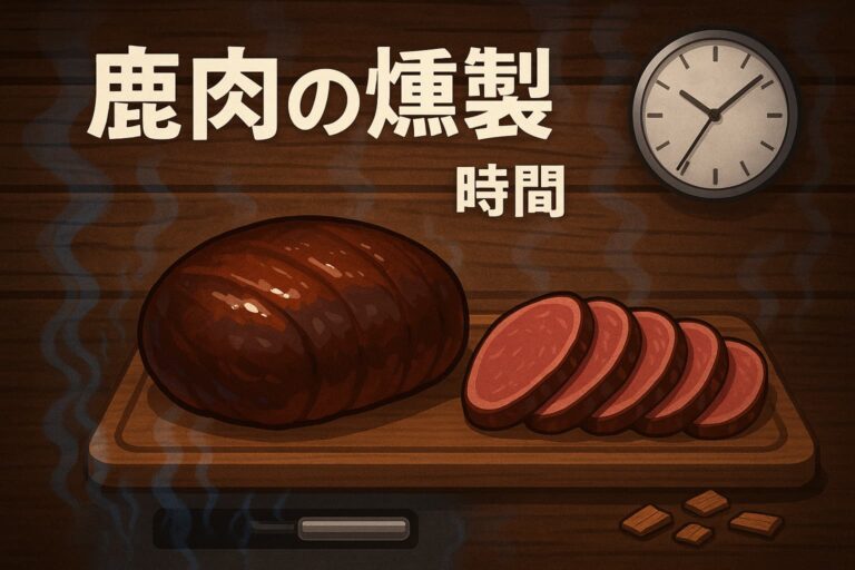 鹿肉の燻製は何時間が正解?下処理から燻製時間まで完全ガイド | 燻す日々